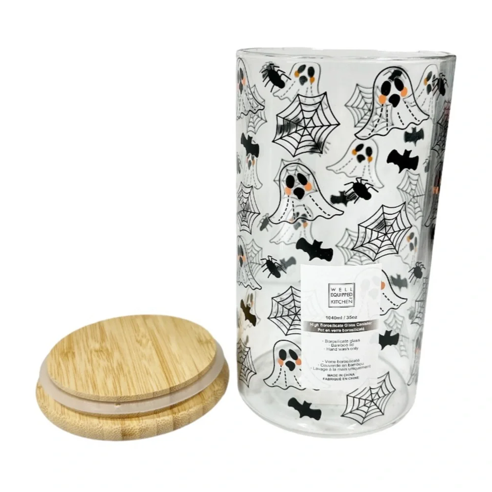 NEW Well Equipped Kitchen HALLOWEEN Storage Jar